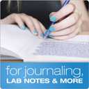 4 x Oxford Composition Notebook, College Ruled Paper, 9-3/4" x 7-1/2", Black Marble Covers, 100 Sheets, 1 Book (63796)