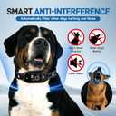 Dog Bark Collar No Shock, Auto Anti Barking Collar Rechargeable with 4 Modes Beep Vibration, Smart Training Adjustable 5 Sensitivity Levels Waterproof for Small Medium Large Dogs