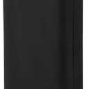 SpaceAid Slim Laundry Hamper with Wheels and Lid,62L Rolling Narrow Clothes Basket with Bamboo Handle, Large Laundry Hamper for Bedroom, Bathroom, Dorm, Laundry Room - Black