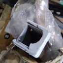 Paramondo 13.1'x9.8' Patio Awning Retractable Fully Assembled, Manual Sunshade Shelter Outdoor Deck Canopy Balcony Awning Cover - Premium Quality 280G Ployester Aluminum Frame, Grey with White Strips