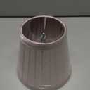 Beaupretty Clip On Lamp Shade, Small Pleated Lampshade, Pink Lamp Shade for Chandelier Table Lamp Decor