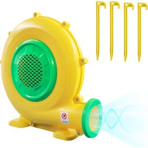 750W Bounce House Blower, Powerful Air Blower for Inflatables, Portable Bubble House Blower Pump Fan for Inflatable Bouncy Castle, Jumper, Water Slide, Leaf Blower Corded (750Watt 1HP)