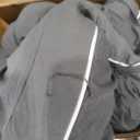 SLEEP ZONE Mattress Topper Queen Size, Extra Thick Fitted Mattress Pad for Back Pain, Plush and Support Mattress Cover, Deep Pockets Mattress Protector, Hotel Quality (Grey, Queen)