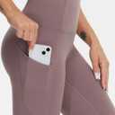 THE GYM PEOPLE Thick High Waist Yoga Pants with Pockets, Tummy Control Workout Running Yoga Leggings for Women (L)