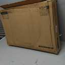 SONGMICS Storage Basket with Lid, Woven Blanket Storage Bin with Handles, Foldable, Removable Liner, Metal Frame, for Bedroom, Laundry Room, 27.7 Gallons (105 L), Gray URST066G01