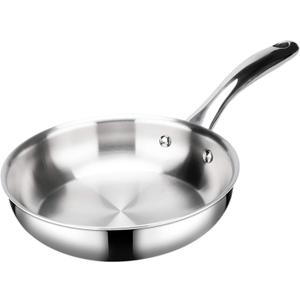 Duxtop Whole-Clad Tri-Ply Stainless Steel Stir-Fry Pan Kitchen Induction Cookware 10 Inches