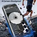 Heavy Duty for Samsung Galaxy S23 Case - Compatible with MagSafe Shockproof Protective Rugged Magnetic Men Military Grade Shock Drop Proof Durable Phone Cover Funda for S23 Case, Tech