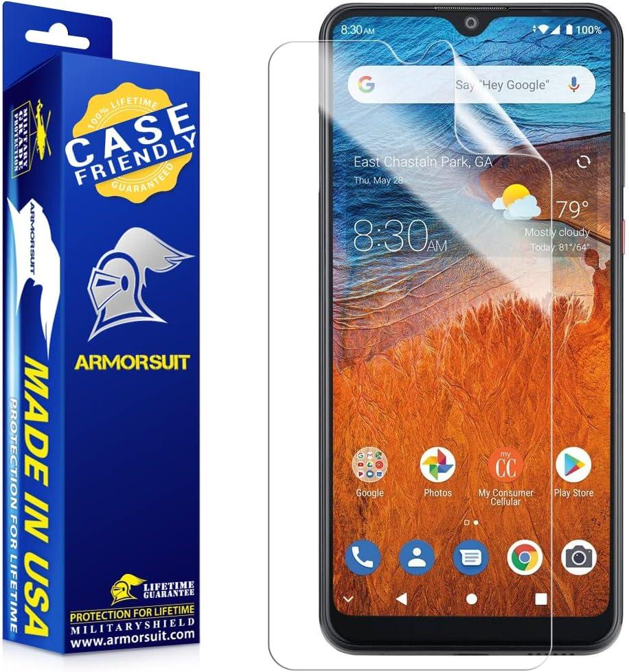 2 x [2 Pack] ArmorSuit MilitaryShield Screen Protector Designed for ZTE Zmax 10 / ZTE Z6250 Case Friendly HD Clear Film - Made in USA