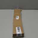 Closet Rod for Hanging Clothes, 17 to 37 Inch Adjustable Closet Hanging Rod, Heavy Duty Clothes Hanging Rod Bar Black Metal Closet Poles with Threads for Wardrobes, Closet, Bathroom, Windows