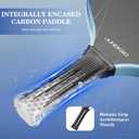 Pickleball Paddles Set of 2 - Graphite Carbon Fiber Pickle Ball Paddle Composite -USAPA Approved Pro Pickle Racket -14mm Lightweight PP Honeycomb Core -Men's and Women's Outdoor Game Gift Set/Blue