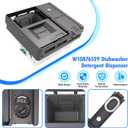 Upgraded W10876529 Dishwasher Detergent Dispenser Compatible with Whirlpool Kenmore Jenn-Air Dishwasher Soap Dispenser Replacement Parts W10620297 W10620299 AP6024305 PS11738149 Rinse Aid Dispenser