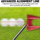 MAZEL Tour GS Men's Golf Putter,Right Handed,Golf Head Cover Included, 35"
