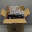 Noarixa Greenhouse Heater with Digtal Thermostat, 1500W Electric Greenhouse Heaters, Fast Heating with Overheat Protection, Grow Tent Heater for Green House, Outdoor, Patio, Flower Room, Sliver