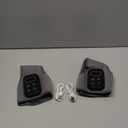 2Pcs Foot Triple Method Massager,3-in-1 Portable Foot and Ankle Massager Heated Wrap,3-Speed & 5-Temperature Triple Technology Foot Massager Ankle for Home Office Travel