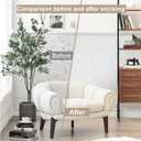 Cohoo Home Modern Peel and Stick Wallpaper Boho Contact Paper for Cabinets and Drawers Geometric Wall Paper Gray White Removable Self Adhesive Wallpaper for Bedroom Bathroom Waterproof 17.3inW 393inL