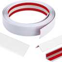 22 Feet Flexible Inside & Outside Corner Trim Molding, Peel and Stick Molding Trim for Walls, Corner Trim molding, Wall Corner Protector (White, Width 0.8 in)