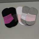cuangya No Show Socks Womens, Athletic Ankle Socks Cushioned No Slip Running Invisible Socks 5-Pairs Size 5-8
