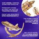 UGEARS NASA Space Shuttle Discovery - Wooden Models to Build for Adults - Space Shuttle Model Kit - Mechanical 3D Puzzle Wooden Model Kit for Adults - Spacecraft Model with Detailed Features, 22.5 cm x 52.07 cm