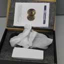 Antique Brass Door Knob with Intricate Floral Design  Privacy Handles Elegant and Durable for Interior Doors, Classic Vintage Look for Home or Office Decor(Antique Brass, Privacy-2.75 in)