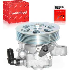 PHOBOOS Power Steering Pump Compatible with Acura & Honda, CRV 2002-2011, Accord 2006-2007, Element 2006-2011; TSX 2002-2006, RSX 2006-2008, L4 2.4L, Ref.215419