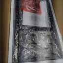 Rattan Bookshelf with Doors,70" Tall Bookcase with Storage Cabinet,6 Tier Book Shelf for Living Room/Bedroom/Home Office/Kitchen,70"(H)*26"(L)*11.8"(W)