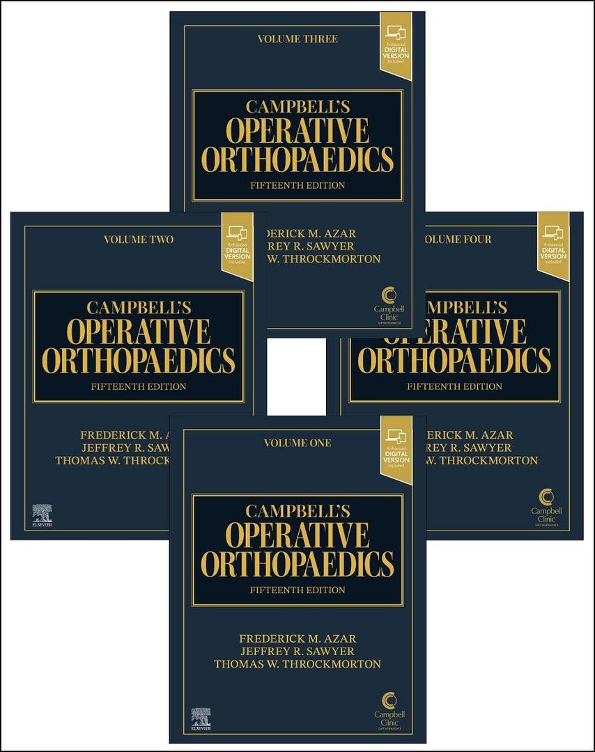 Campbell's Operative Orthopaedics, 4-Volume Set Hardcover