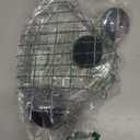 Corner Shower Caddy with Suction Cups and 3M Adhesive Mounting Discs for porous surfaces - Stainless Steel Basket for Bathroom Storage (Chrome)