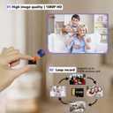 Hidden Camera Mini Spy Camera 1080P Small Security Camera, Tiny Portable Camera, Covert Nanny Cam, Indoor Home Office Security Cameras, Night Vision, Motion Detection, Gravity Sensor, Loop Record