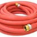 Continental 5/8-inch x 100-feet All-Weather Rubber Water Garden Hose,Made in USA