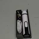 WAZNFYV Silent Groom Pro Nail Grinder, 2026 Dog Nail Grinder 3 Speeds with LED Light & Rechargeable USB Charging Pet Nail Grinders for Dog Cat Home Use (White Black)