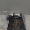 Retro Landline Telephone, Corded Vintage Phone, 1930s Antique Rotary Dial Home Phone, Old Fashion Decorative House Phones for Seniors, Working Basic Rotary Phones for Home/Office/Hotel/School (Black Bronze)