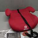 Diono Solana, No Latch, Single Backless Booster Car Seat, Lightweight, Machine Washable Covers, Cup Holders, Pink