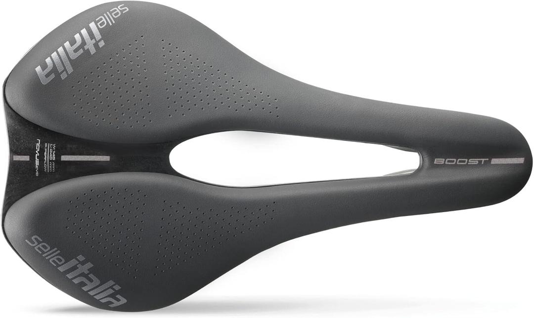 Selle Italia Model X - 100% Sustainable Green Road Bike Saddle, Comfortable Gel and Superflow Hole, Future Rides Green Road Bike Saddle (Black)