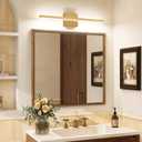 VOLISUN Modern Bathroom Vanity Light 24 inch, 14W Dimmable 5CCT Led Bathroom Light Fixture Over Mirror, Brass Bar Vanity Light for Bathrooms Mirror Cabinets Bedroom-ETL Certificated, 23.6inch