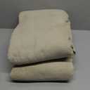 POLYTE Quick Dry Lint Free Microfiber Bath Sheet, 35 x 70 in, Pack of 2 (Beige)