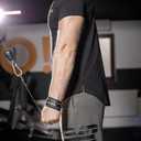 Weightlifting Wrist Straps with Superior Wrist Support Used for Deadlifting, Bodybuilding, Powerlifting and Newly Designed D-Rings for a Cable Gym Workout! Weight Lifting Straps