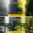 FIMILU 2PCS Night Driving Glasses Night Vision Glasses Fit Over Wrap Around Polarized Anti Glare Glasses for Men Women