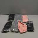 Iseasoo 4 Pairs Compression Socks for Women Circulation-Best Support for Nurses,Running,Athletic,Travel (Large-X-Large, 01-Black/Grey/White/Pink)