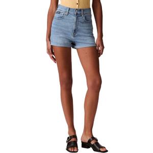 Calvin Klein Women's High Rise Denim Shorts (26W x 4L, Robins Egg)