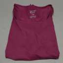 Trendy Queen Womens Long Sleeve Shirts Crop Tops Fall Fashion Solid Square Neck Going Out Basics Tees Y2k Clothes (X-Small, Mulberry)