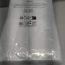 MIULEE 18x18 Pillow Inserts,Set of 2 Down Feather Throw Pillows for Couch Sofa Bed, Decorative Fluffy Throw Pillow Inserts Cotton Fabric,White