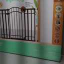 Ingenuity Decorative Extra Tall Baby Gate & Dog Gate, 28.5"-48" Wide, 36" Tall, Hardware or Pressure Mounted, Install on Top or Bottom of Stairs, Banister, or Doorway - Bronze