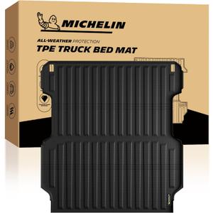 MICHELIN Truck Bed Mat for 2017-2024 2025 2026 Honda Ridgeline | All-Weather Truck Bed Liner, Not Fit Drop-in Bed Liner, Custom Fit, Durable TPE Bedliner, Non-Slip