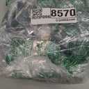 Ceramic 1.6 Cup Slow Feeder Dog Bowl for Medium and Large Breed, 8.2inch Puzzle Dog Food Dish, Anti-Gulping, Stop Bloat, Preventing Choking (Single Bowl-Dark Green)