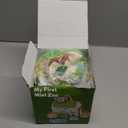 Baby Toys 6-12 Months, Soft Zoo Toy with 5 Stuffed Animal, Map Pad, Rattle, Crinkle Paper, Squeaker, Mirror, Sensory Montessori Toys for Babies, Infant Toy for Christmas Birthday Gift, 7-Piece