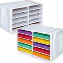 Colingmill 2 Pcs Notebook Classroom Paper Storage Organizer 19x12 Inch