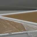 Wesiti 2 Piece Pennant Frame Holders 12 x 30 Inches Wooden Flag Frame Case for Team Pennants Display