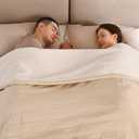 Bearhug Electric Blanket King Size 100" x 90", Dual Controller Heated Blanket Beige, Velvet & Sherpa, 10-Heat Levels & 1-12H Auto Off,  Over-Heat Protect, ETL, Machine Washable