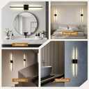 Battery Operated Wall Sconces Set of 2,10000mAh Wireless Wall Light with Remote Control,3000K-6500K Dimmable Rechargeable Wall lamp for Living Room Bedroom Wall Decor(Black)