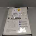 100% Blackout Shield Linen Blackout Curtains for Bedroom 84 Inches Long, Back Tab/Rod Pocket Living Room Drapes, Thermal Insulated Blackout Curtains 2 Panels Set, 50" W x 84" L, Beige